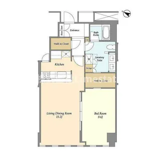 プルデンシャルタワーレジデンス【31階】の間取り