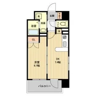 レジディア仙台原ノ町【9階】の間取り