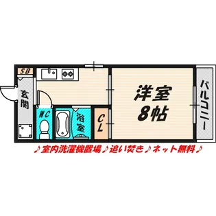 小鳥ハイツ【1階】の間取り