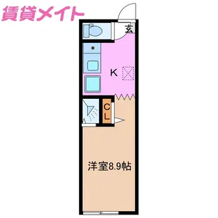 La famille 伊勢壱番館【1階】の間取り