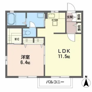 コンフォール・KH【1階】の間取り
