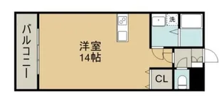 S FORT平成けやき通り【3階】の間取り