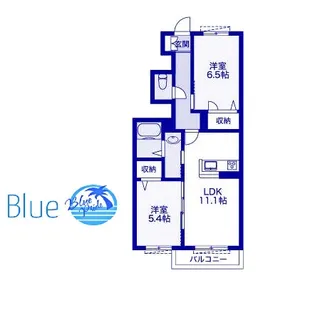 アルテ湘南III【1階】の間取り