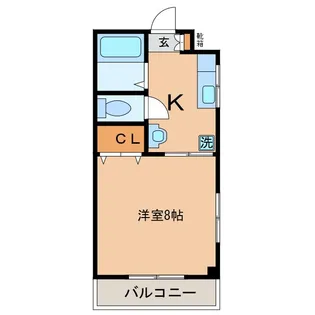 クリーンズヴィラ【2階】の間取り