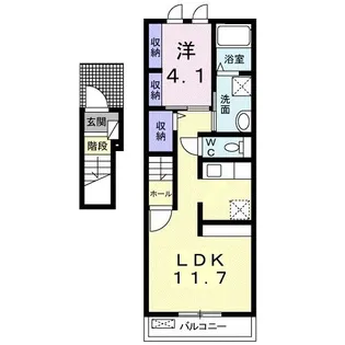 グレイス MーI【2階】の間取り