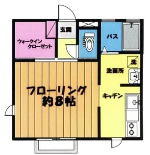 メルフルーヴ【1階】の間取り