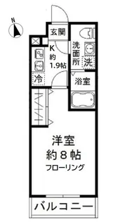 ミリアビタ津田沼【3階】の間取り