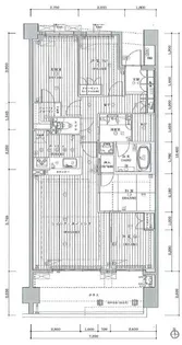 バンベール星ヶ丘【1階】の間取り