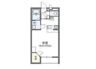 レオパレスパル北方II【2階】の間取り