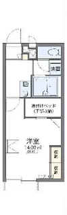 レオパレスプラサイド【1階】の間取り