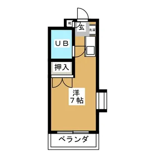 渋谷マンション【2階】の間取り