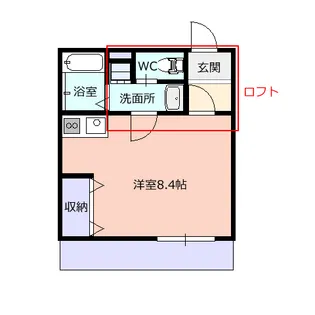 クレストポート【2階】の間取り