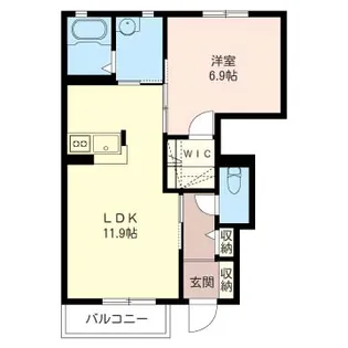 ヴィラ・リーゼB【1階】の間取り