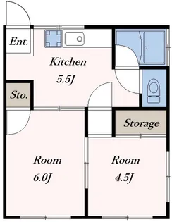 コーポマツキ【1階】の間取り