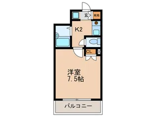 グリーンシティ森ノ宮【3階】の間取り