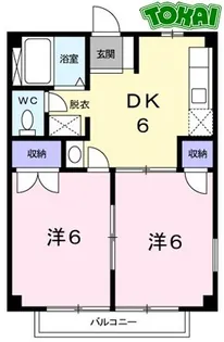 メゾンエスポワール B【1階】の間取り