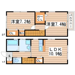 HEUREUX(オルー)の間取り