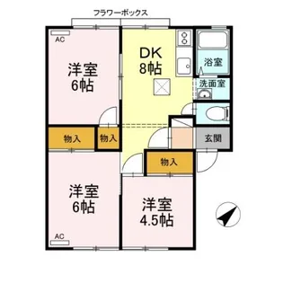 サンフェリカ茶畑 A【1階】の間取り