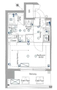 プレセダンヒルズ西川口【4階】の間取り