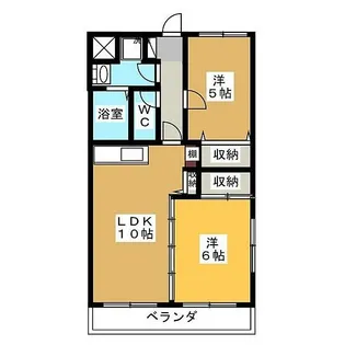 ウェルビーイング【2階】の間取り