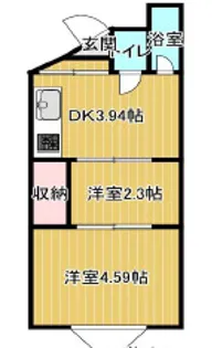 若葉荘【1階】の間取り