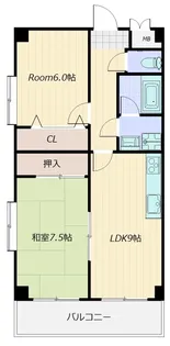 第2井筒マンション【9階】の間取り