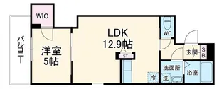 ジーメゾン今伊勢セレナ【1階】の間取り