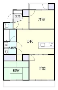 サニーパーク貝沢【2階】の間取り