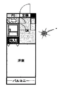梶が谷山口ハイツ【2階】の間取り