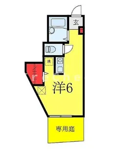 サザンクロス板橋【1階】の間取り