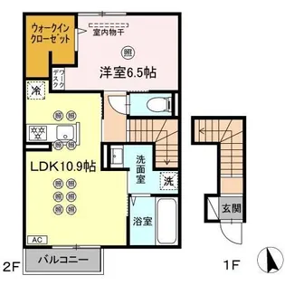 アルカンシェル【2階】の間取り