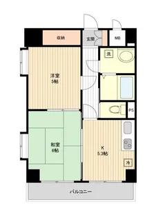 ビューステージ大山【10階】の間取り