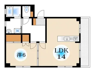 コーポワタナベ【2階】の間取り
