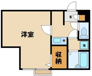 イクシオエイチエー【1階】の間取り