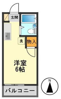 サニーハイツ【2階】の間取り