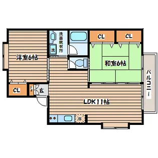 ベラカーサI【2階】の間取り