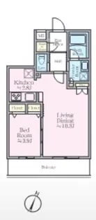アイルプレミアム東京上石神井【2階】の間取り