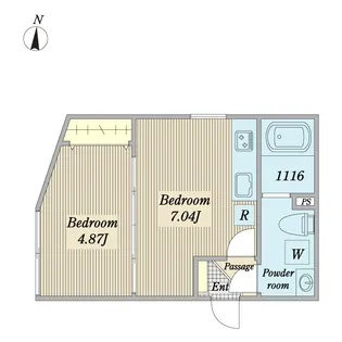 STRIPES 大森【1階】の間取り
