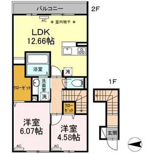 NKガーデン【2階】の間取り