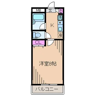 フェリーチェ日吉5【1階】の間取り