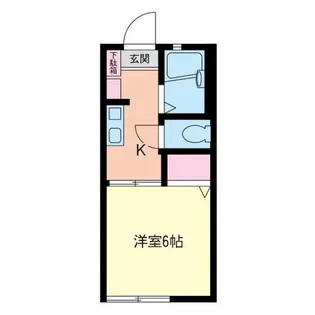 YSハイムB棟【2階】の間取り