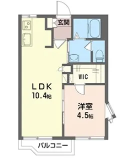 柿野ハイツA【2階】の間取り
