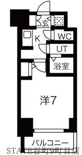 サムティ難波VIVO【13階】の間取り
