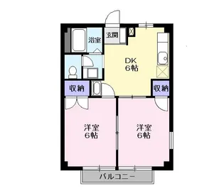 ファインシティA【2階】の間取り