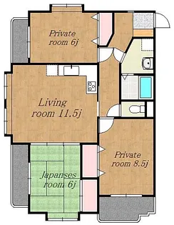 スリーリング【4階】の間取り