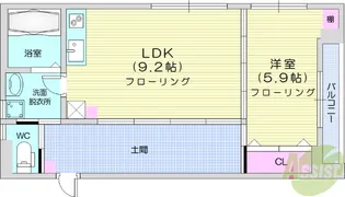 フラッツ310ビル【4階】の間取り
