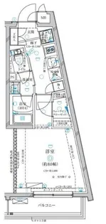 ディアレイシャス下高井戸【5階】の間取り