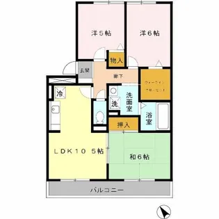センチュリーコート【2階】の間取り