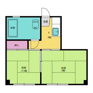 五井ビル【2階】の間取り