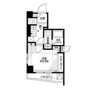 プレール・ドゥーク津田沼【1階】の間取り